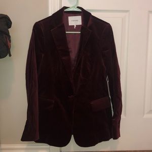 Frame velvet blazer